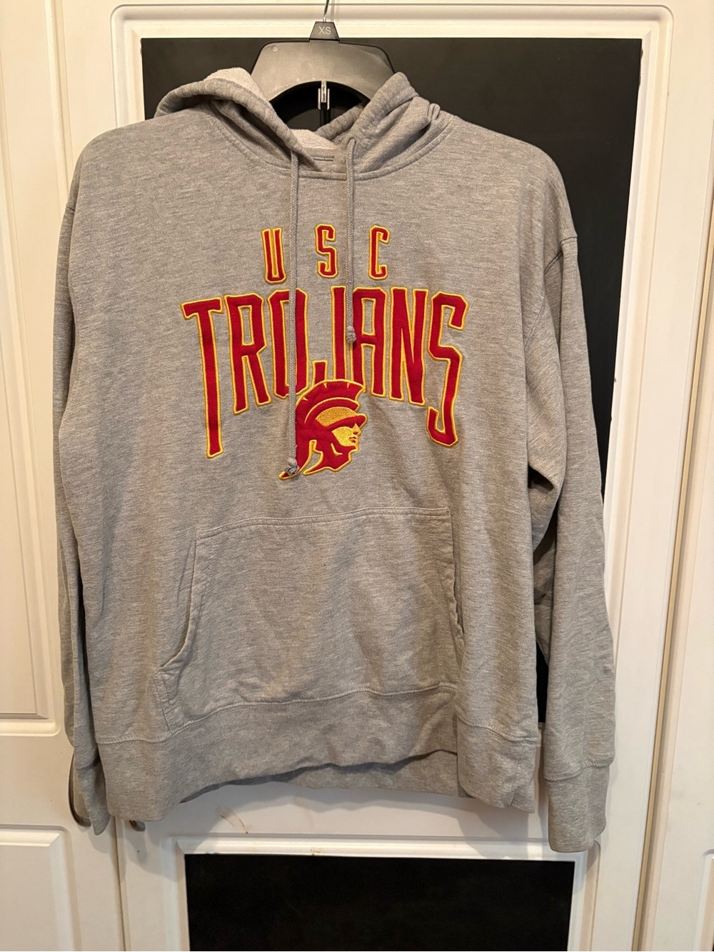 USC Trojans Gray Hooded Sweatshirt - Collegiate Pullover